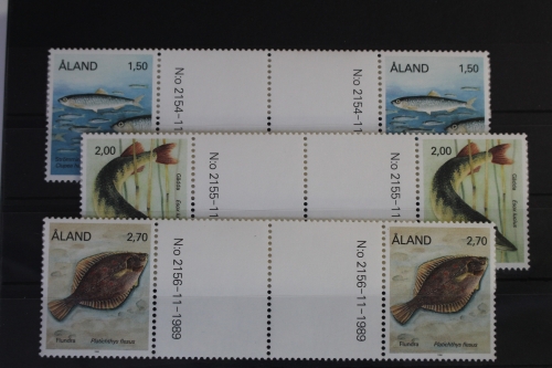 Aland 38-40 postfrisch als Zwischenstegpaare #VI751