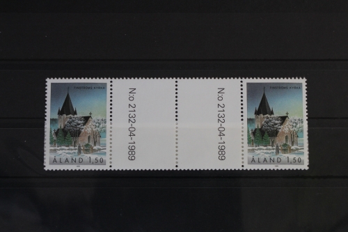 Aland 37 postfrisch als Zwischenstegpaar #VI756