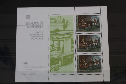 Portugal Madeira Block 3 mit 77 postfrisch #VJ945