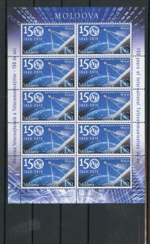 Moldawien Kleinbogen 906 postfrisch Kommunikation #JK207