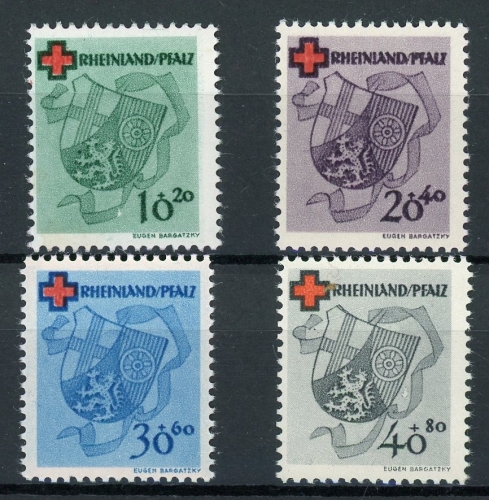 Fr. Zone Rheinland-Pfalz 42-45 A postfrisch #JJ921