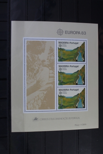 Portugal Madeira Block 4 mit 84 postfrisch #VJ957