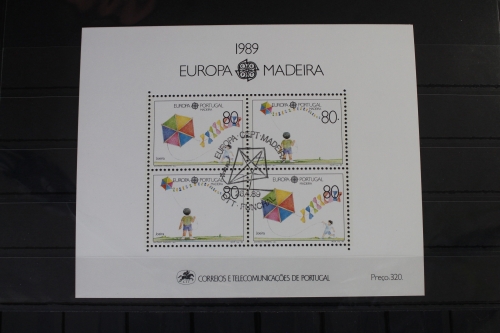 Portugal Madeira Block 10 mit 125-126 gestempelt #VJ979