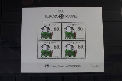 Portugal Azoren Block 9 mit 390 postfrisch #VJ986