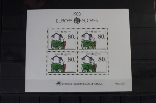Portugal Azoren Block 9 mit 390 postfrisch #VJ987