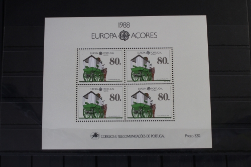 Portugal Azoren Block 9 mit 390 postfrisch #VJ991