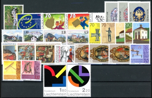 Liechtenstein Jahrgang 2001 1255-1282 postfrisch #HX078