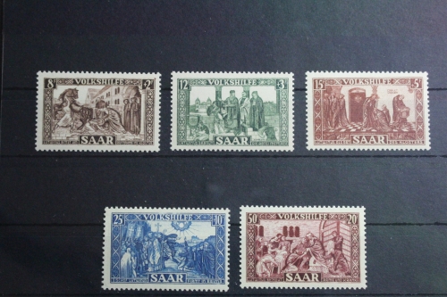 Saarland 299-303 postfrisch #VI323
