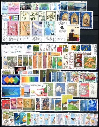 Liechtenstein Jahrgang 1995 - 1999 1103-1223 postfrisch #JY506