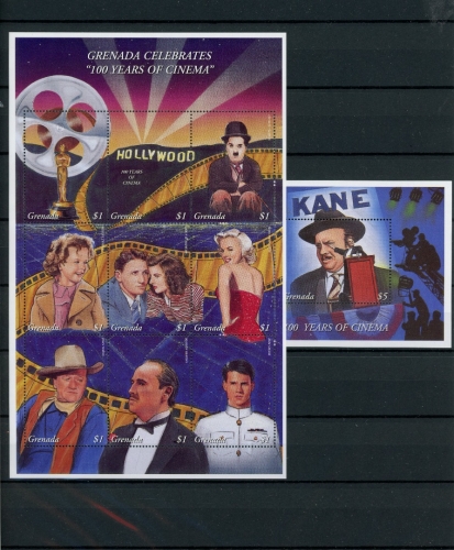 Grenada KB 2998-3006, Block 403 postfrisch Schauspieler #JE753