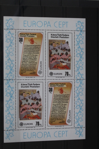 Türkisch-Zypern Block 3 mit 114-115 postfrisch