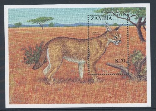 Sambia Block 14 postfrisch Tiere #JK443