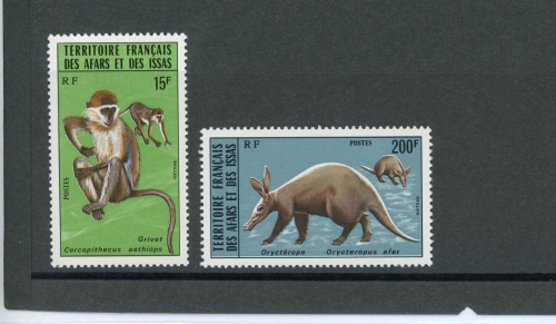franz. Antarktisgebiete 133-134 postfrisch Tiere #JK450