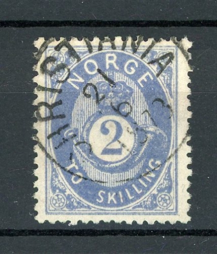 Norwegen 17 b gestempelt #JK282