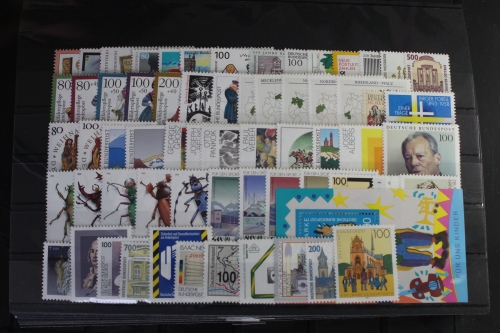 BRD Jahrgang 1993 mit 1645-1708 postfrisch #VP525