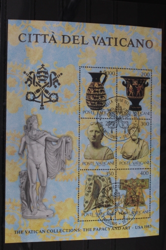 Vatikan Block 5 mit 820-825 gestempelt