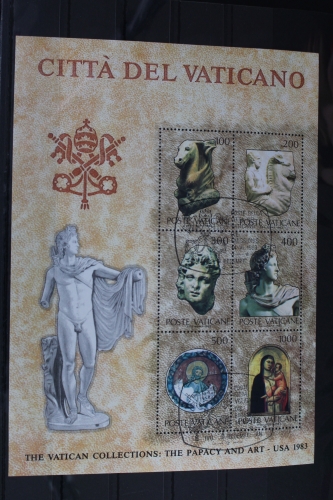 Vatikan Block 6 mit 830-835 gestempelt #VO239