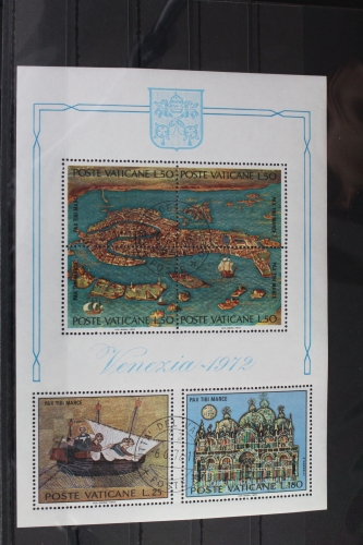 Vatikan Block 3 mit 599-604 gestempelt #VO248