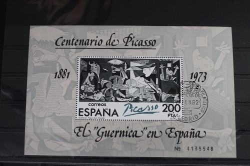 Spanien Block 23 mit 2520 gestempelt