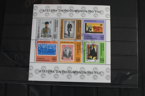 Türkei Block 19 mit 2557-2562 gestempelt #VO289