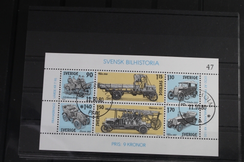 Schweden Block 8 mit 1118-1123 gestempelt