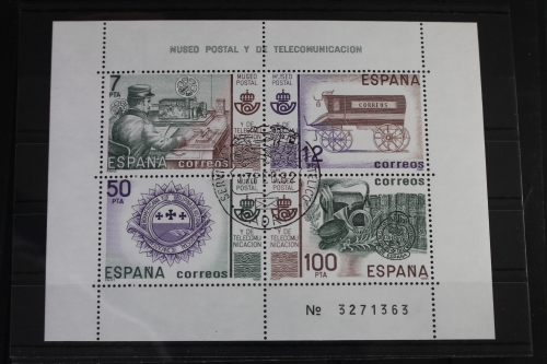 Spanien Block 24 mit 2528-2529 gestempelt