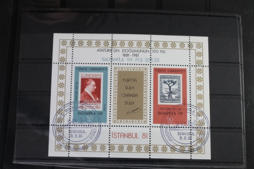Türkei Block 20 mit 2574-2575 gestempelt #VO417