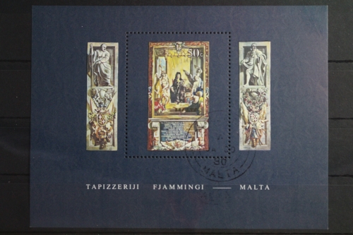 Malta Block 6 mit 609 gestempelt