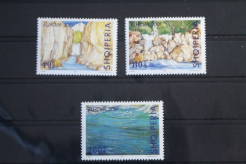 Albanien 2809-2811 postfrisch Europa Lebensspender Wasser #VQ817