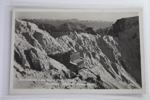 AK Österreichische Zugspitzbahn Bergstation 2805 m 1949 gebraucht #PJ648