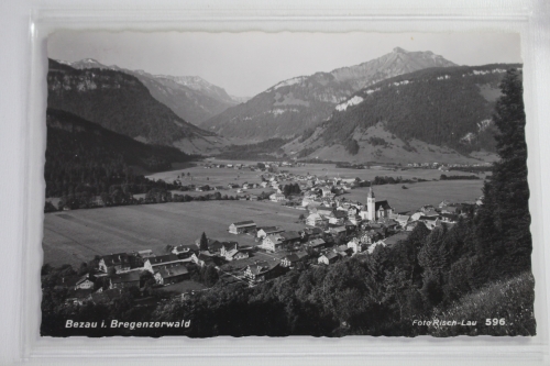 AK Bezau i. Bregenzerwald Ortsansicht 1958 gebraucht #PJ684