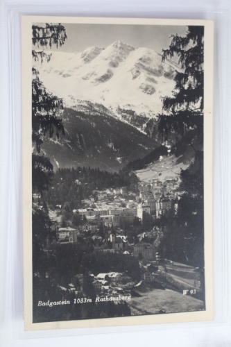 AK Bad Gastein 1083 m Rathausberg 1938 gebraucht #PJ688