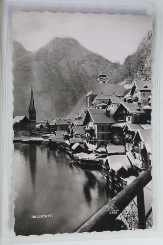 AK Hallstatt Ortsansicht gebraucht #PJ718