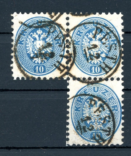 K. u. K. 3x 33 gestempelt #JM169