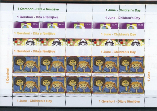 Kosovo Kleinbogen 70-73 postfrisch Kinder #JK545