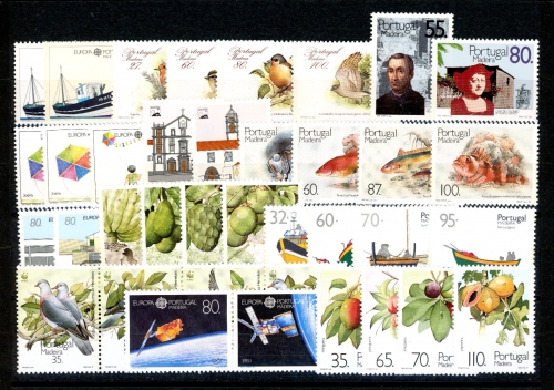 Portugal Madeira Jahrgang 1988-1991 postfrisch #JM178
