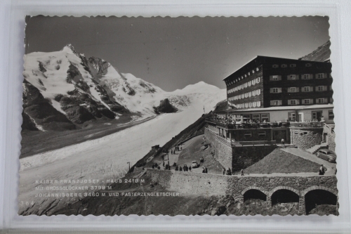 AK Kaiser Franz Josefs-Haus 2418 m mit Großglockner 3798 m 1962 gebraucht #PJ789