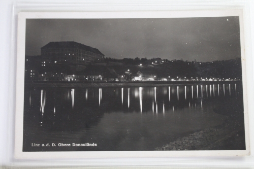 AK Linz a. d. d. D. Obere Donaulände gebraucht #PJ796