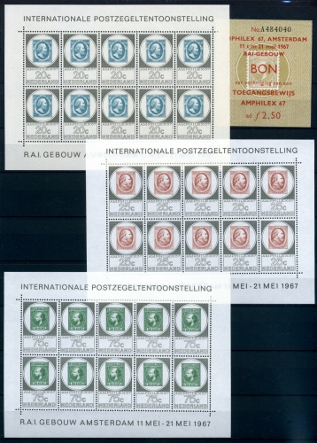 Niederlande Kleinbögen 880-82 postfrisch