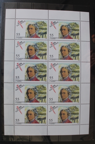 Österreich 2603 postfrisch als Kleinbogen #VV284