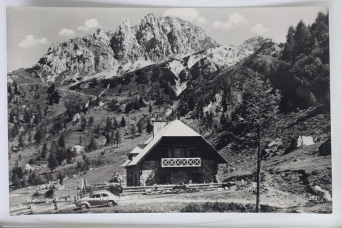 AK Watschiger Alm mit Gartnerkofel 2195 m gebraucht #PJ837