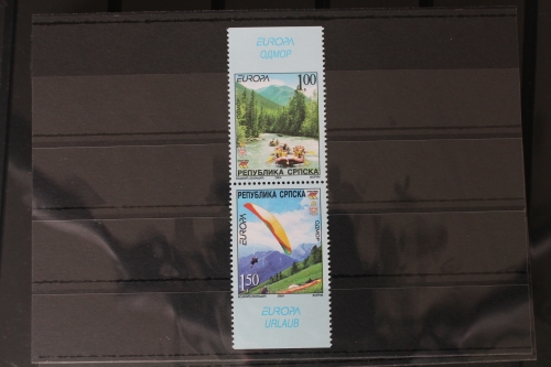 Serbische Republik 300-301 postfrisch Europa Ferien #VW309