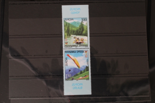 Serbische Republik 300-301 postfrisch Europa Ferien #VW310