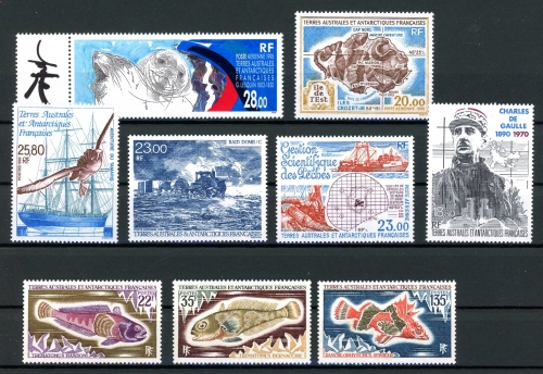 franz. Antarktisgebiete kleines Lot postfrisch #JM335