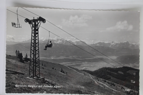 AK Gerlitzen Berglift mit Julische Alpen ungebraucht #PJ966
