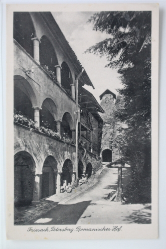 AK Friesach Petersberg, Romanischer Hof ungebraucht #PJ970