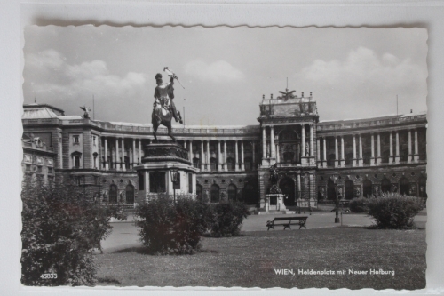 AK Wien Heldenpalast mit Neuer Hofburg ungebraucht #PK011
