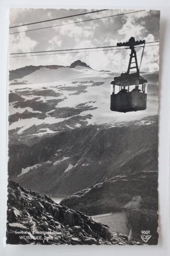 AK Seilbahn Enzingerboden Weißsee 2618 m ungebraucht #PK033