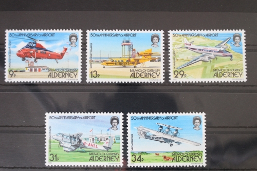Großbritannien Alderney 18-22 postfrisch