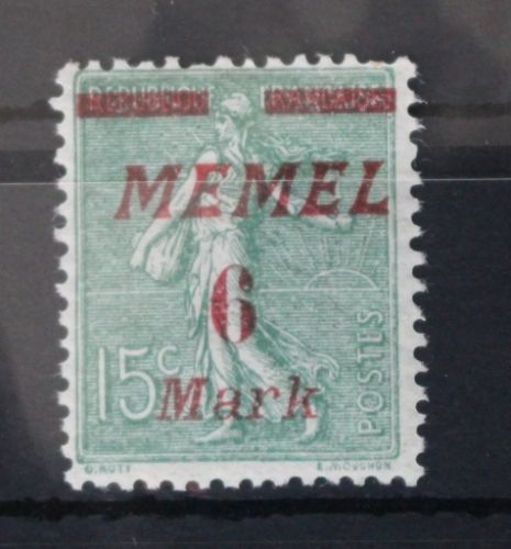 Memel 111 postfrisch #VZ217